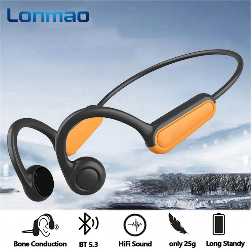 True Bone Conduction Earphones Bluetooth