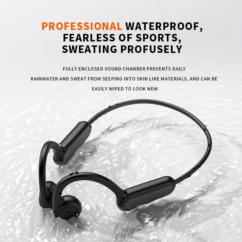 True Bone Conduction Earphones Bluetooth