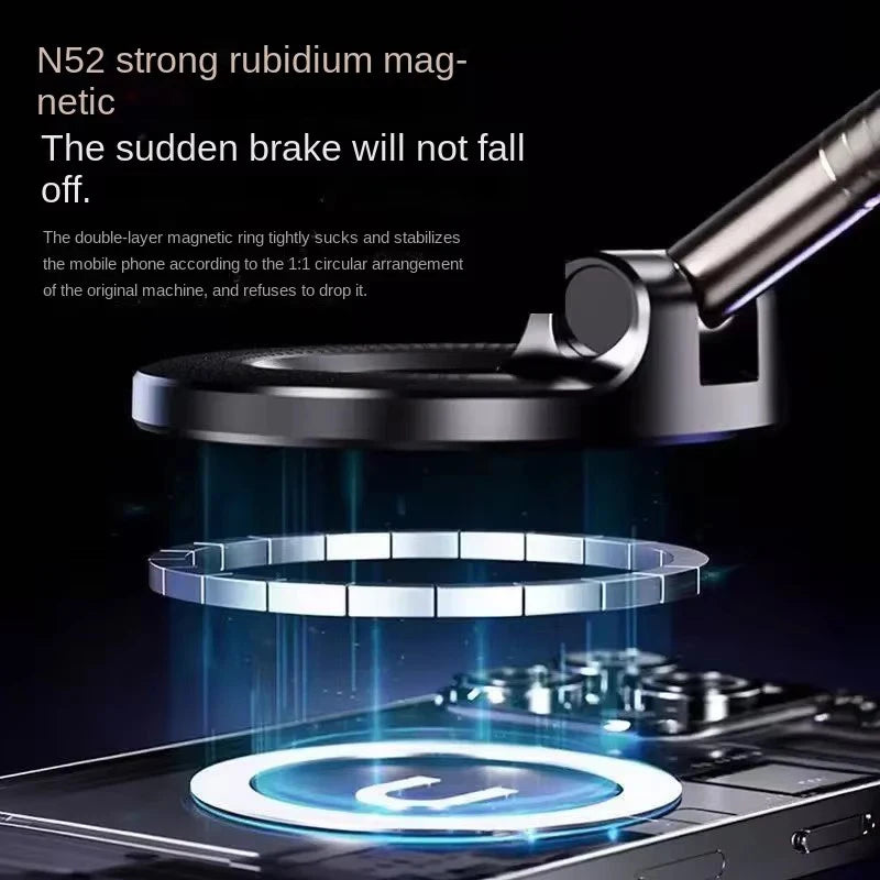 Round Folding Magnetic Car Holder