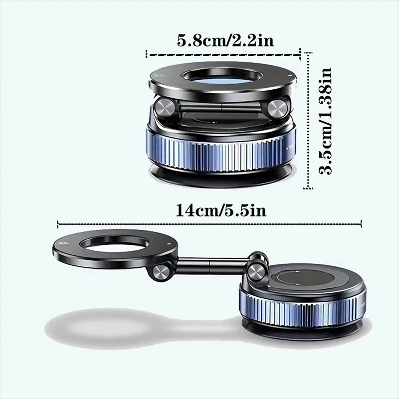 Round Folding Magnetic Car Holder