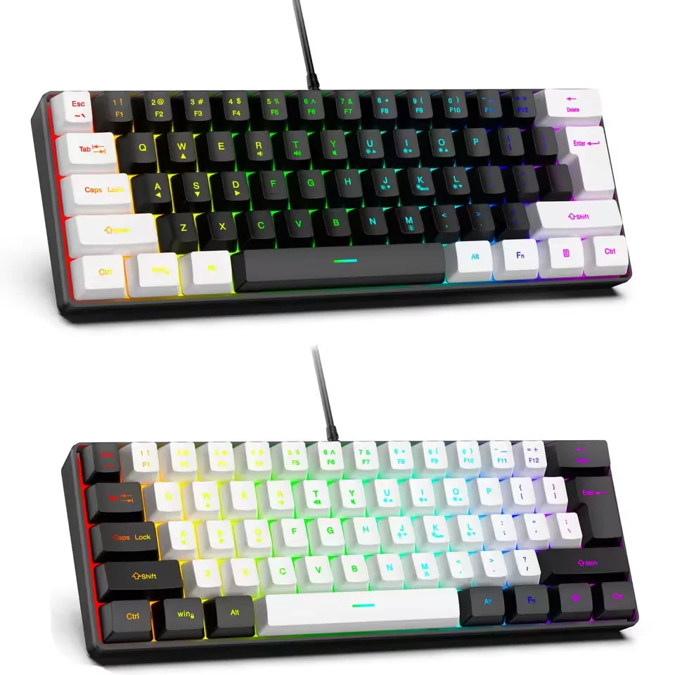 Portable Wired Mini Mechanical Keyboard