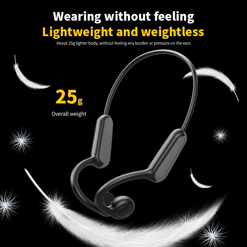 True Bone Conduction Earphones Bluetooth